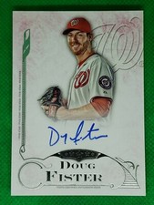 Doug Fister 2015 Topps Five Star Card #FSA-DF On Card Autograph - Nationals