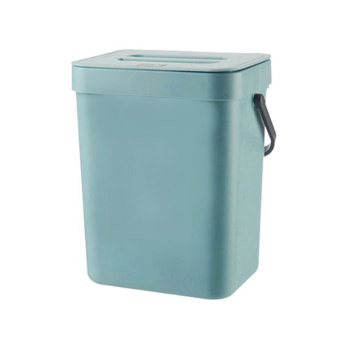 Hanging Garbage Can Cabinet Folding Trash Bin Wall Mounted Kitchen Waste Basket - Picture 10 of 10