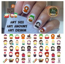 Southpark Waterslide Nail Decals Set Of 50 Instructions & Bonus