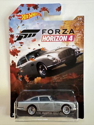 Hot Wheels Forza Horizon 4 Aston Martin 1963 DB5 Silver 1/64 Scale NEW NRFP 2018