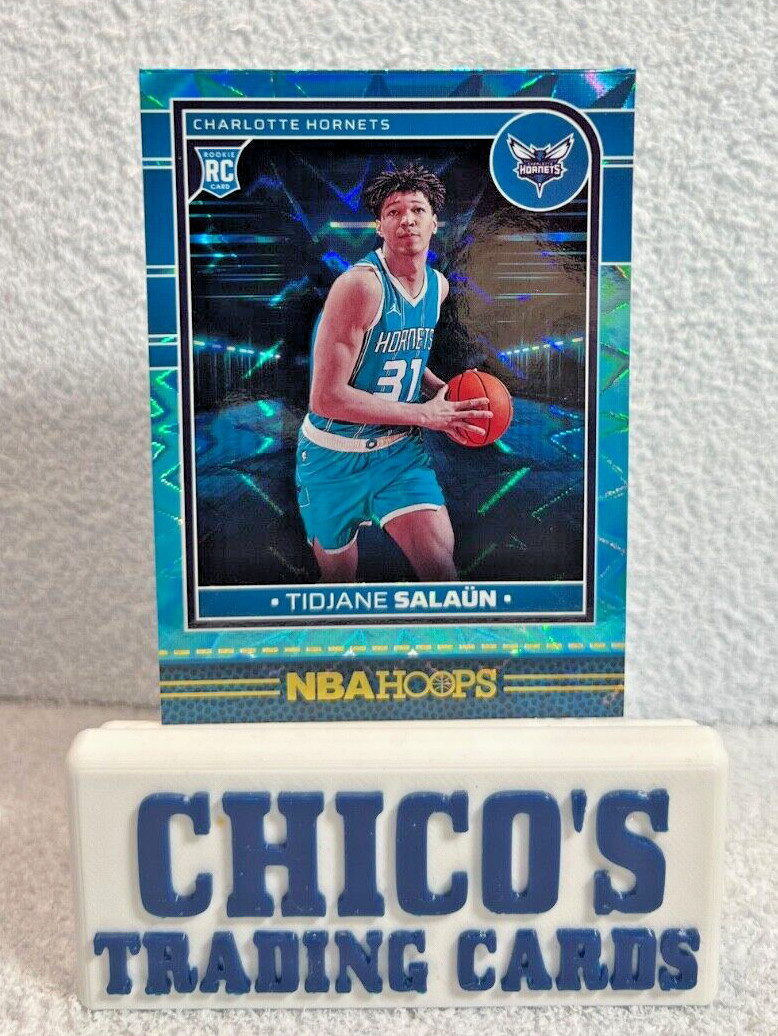 2024-25 Panini Hoops Tidjane Salaun #236 Teal Explosion