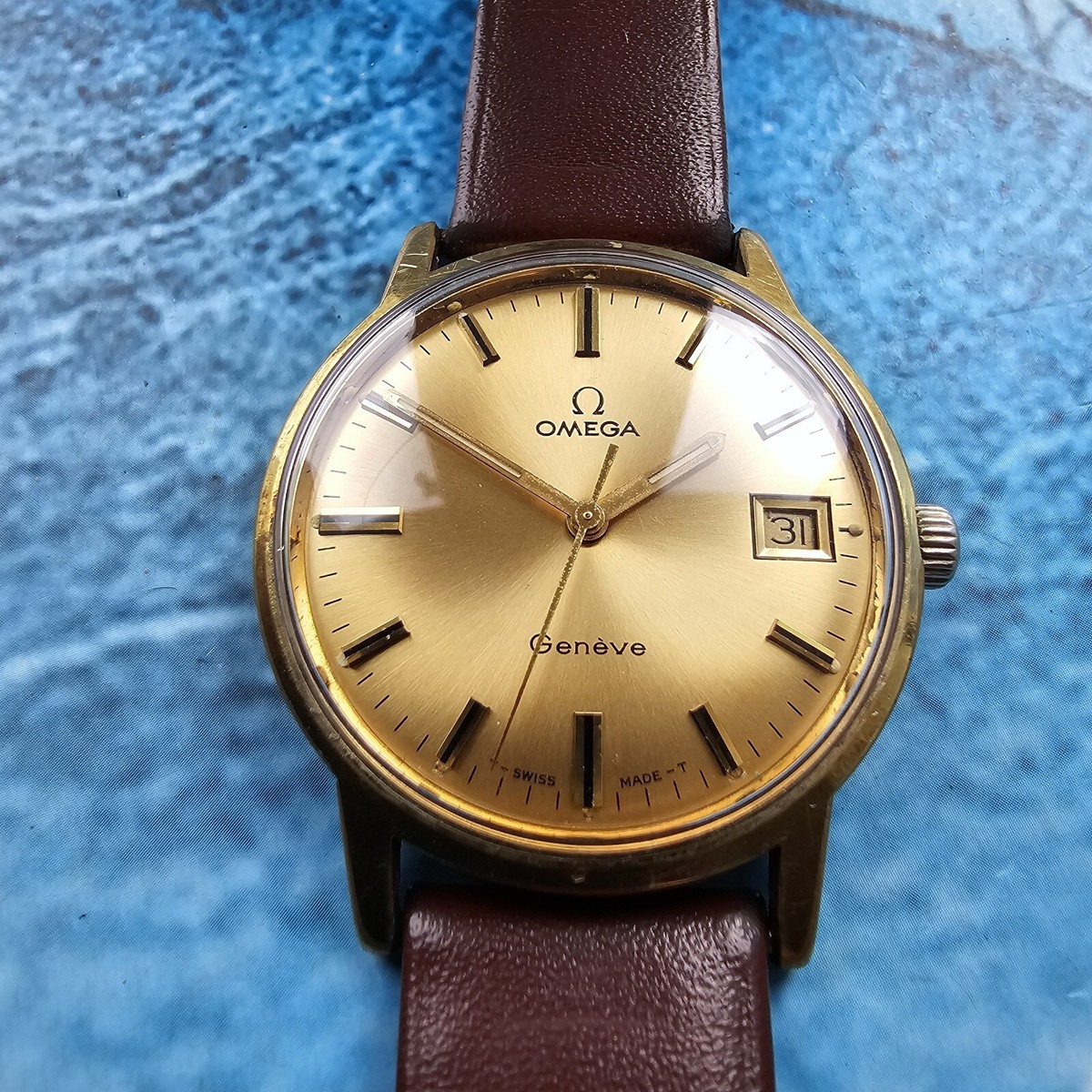 Vintage Omega Geneve Hand-Winding Men's Watch Cal 613 | eBay