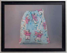 Gymnastics Leotard Grip Bags / Ice Skating Bear Gymnast Birthday Goody Bag