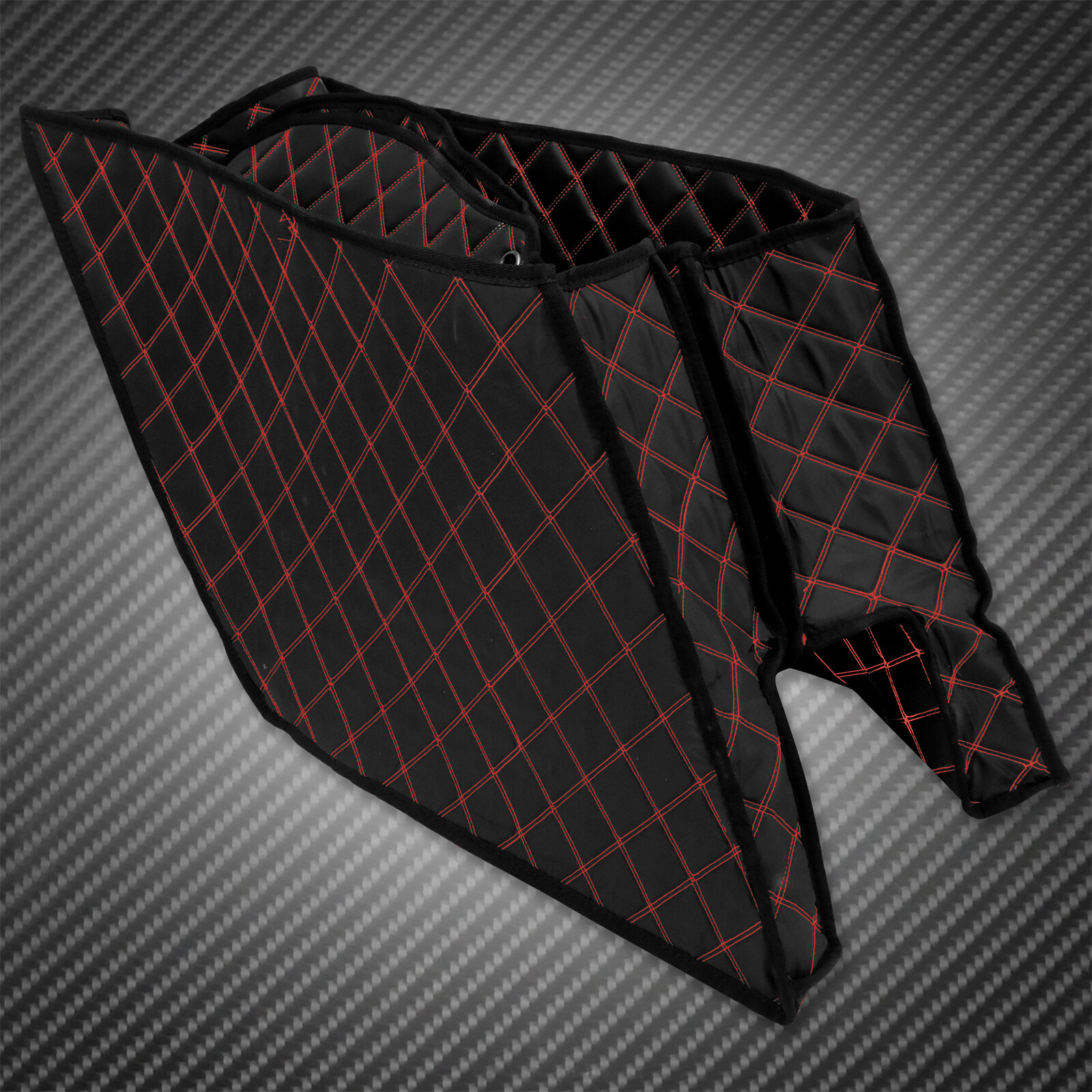 Red Extended Bags Inserts Stretched Saddlebag Liner Fit For Harley FLHT