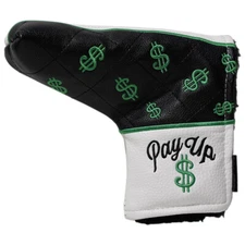 Money Club Dollar Sign Black Blade Pay Up Putt For Dough Golf Putter Headcover