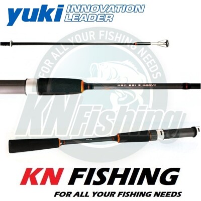yuki ① YUKI KEN SEI Z HEAVY Spinning Rod Fishing 2.40m 10-40gr | eBay