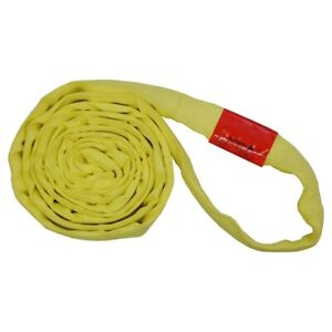 20 Polyester Lift Sling Endless Round Sling Yellow 9000LBS Vertical 