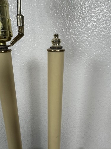 Vintage Table Desk 3-way Lamp Candelabra Candlestick Style Deco Art MCM - Picture 10 of 15