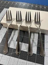 BSF Tivoli Edelstahl (4) Salad Forks Stainles...