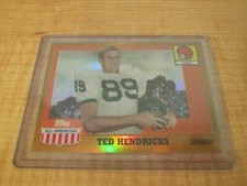 2005 Topps All American Gold Refractor Ted Hendricks 17/55 Card #16 Raiders