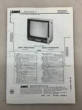 Sears 562.42630350 351 Service Manual Sams Photofact Free Shipping