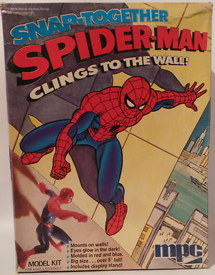 MARVEL SUPERHEROES: SPIDER-MAN SNAP-TOGETHER MODEL KIT MADE BY MPC 1978 (MLFP)