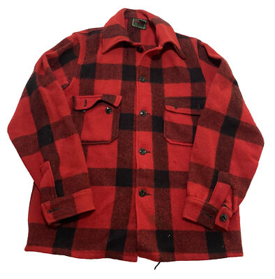 Vintage 50s Chippewa Falls Woolen Mills Plaid Thick Wool Vintage 50s Chippewa Falls Woolen Mills Plaid Thick Wool