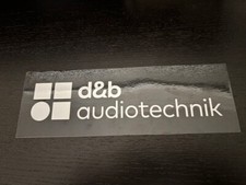 D B AUDIOTECHNIKS Technologies Logo Sticker OEM NEW 3X9