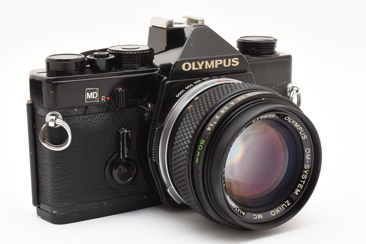 NEAR MINT] OLYMPUS OM-1 MD SLR 35mm Film Camera Zuiko 50mm f