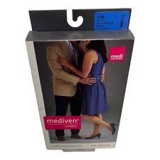 Medi CALF Closed Toe Knee Highs -15-20 VI EBONY BRAND NEW USA MADE SEALED 44756