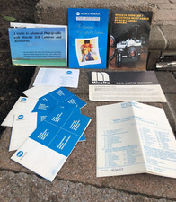 Minolta Paper Lot of Brochures and Warranty Certificates
