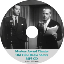 Mystery Award Theater Old Time Radio Shows 2 Episodes On MP3 CD