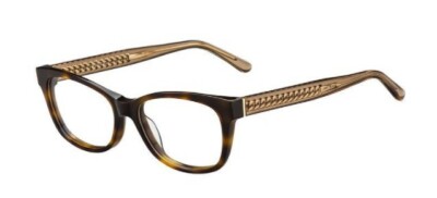Jimmy Choo Damen Brillengestell JC193 col XLT Havana mit Etui und Tuch 52mm