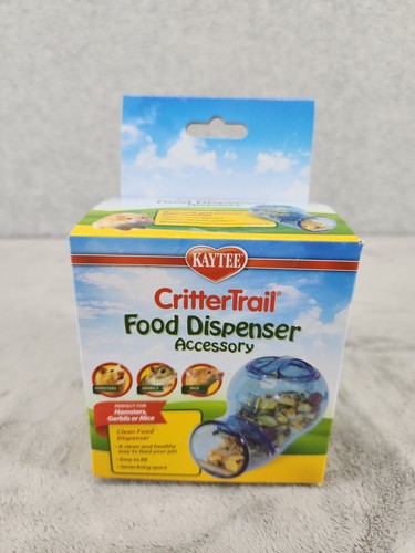 Kaytee CritterTrail Food Dispenser Accessory For Small Animals 3.75”  X 2.75”
