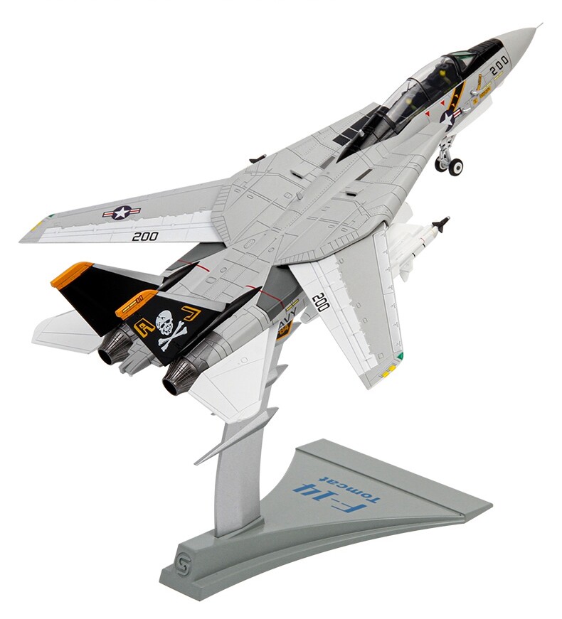 1/72 Scale US Navy VF-84 F-14A Tomcat Fighter Aircraft Diecast