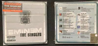 EMINEM THE SINGLES 10+1CD BOXSET レア Eminem ‎– The Singles - 10 CDs+1 Promo+Poster BoxSet Ltd Ed