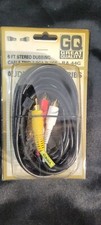 STEREO DUBBING CABLE 6FT W/ TRIPLE RCA PLUGS