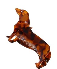 NEW Dachshund Hot Dog Puppy Hair Claw Hair Clip Hair Accessories Dog Lovers Cute