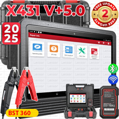 2025 LAUNCH X431 PRO3S+ V+ 5.0 PRO Elite Diagnostic Tool Key Coding TPMS Scanner