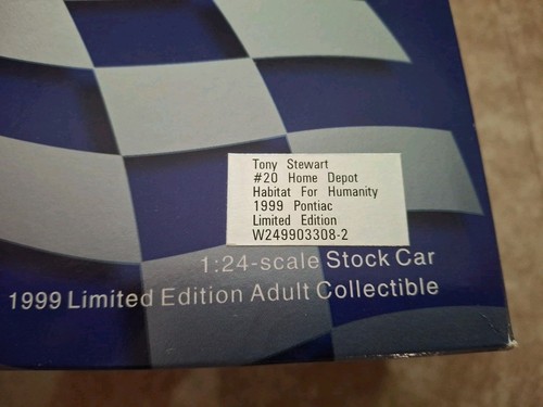 Action Tony Stewart Habitat for Humanity #20 1:18, 1999, Home Depot, Stock Car - Picture 4 of 5