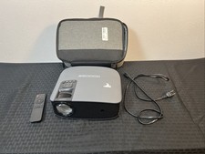 GooDee YG600 Plus 4K 1080P FHD Projector - AS IS - Burned Corner, See Desc
