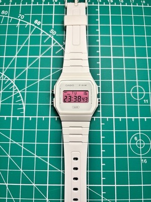''Bubble Gum'' | New in Box Casio Wrist Watch | Genuine | F91-W|   | Custom | MOD