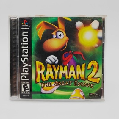 Rayman 2 The Great Escape PS1 CIB Complete With Manual PlayStation Black Label