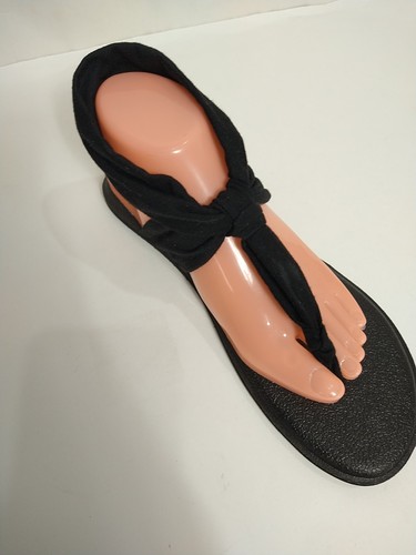 Sanuk Women's Size 9 Sandals Yoga Fabric Thongs Comfort(#L3 - Picture 3 of 9