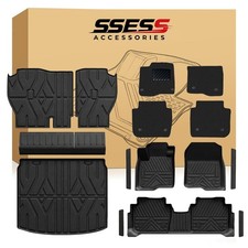 Custom Fit Dual-Layer TPE Car Floor Mats  Cargo Liner Set for Honda CR-V 202...