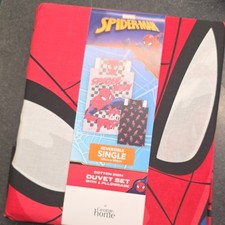 Marvel Spider-Man Reversible Single Cotton Rich Duvet Cover & Pillowcase 135x200