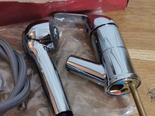 Chrome Kitchen Mixer Tap With Pull Out Spray And Eco Stop Function BNIB