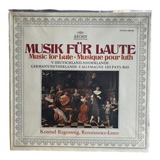 Konrad Ragossnig - Musik für Laute LP Record 1970 Archiv Produktion Classical