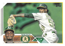2023 Topps Series 1 - Dany Jimenez #164 (RC) Athletics