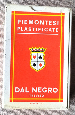 Piemontesi Rare Italian Playing cards deck Italy Dal Negro