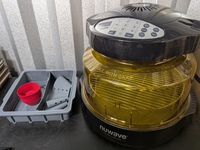 NuWave Infrared Oven Pro Plus Amber Dome with Silicone Bake ware Cupcake Pizza