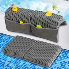 Baby Bath Kneeler and Elbow Rest Pad Set, 1.5'' Thick Quickly Dry Bathtub Kne...