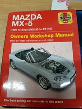 Mazda MX-5 (89 - 05) Haynes Repair Manual paperback - 9780857339348,