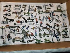 Old Lot Of Early Lead Figures - Farm - Lilliput  Military Band  Landscape 