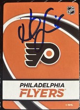 Hal Gill Hand Signed Autograph Auto Philadelphia Flyers Playing Card