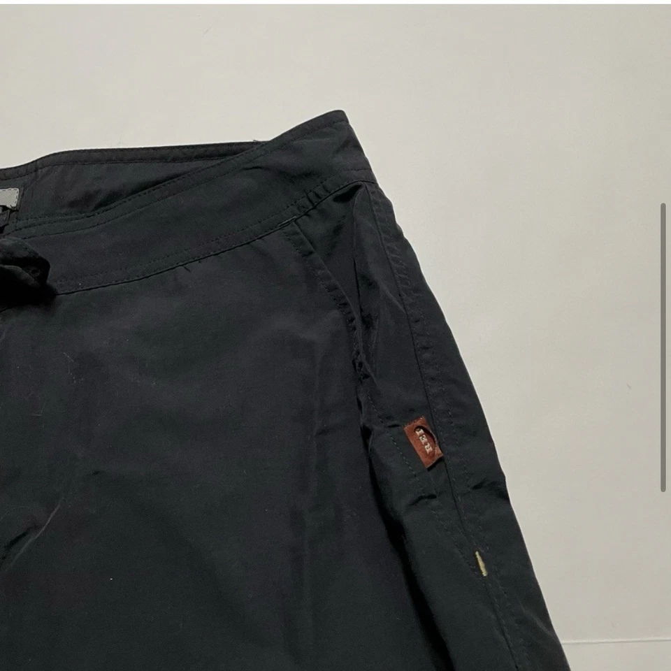 REI UPF 50+ Protección Solar Negro Ropa Exterior Nylon Pantalones Cordón Cintura Talla 12 Foto 4 de 4