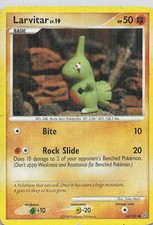 Larvitar Common Stormfront 63/100 DMG on eBay
