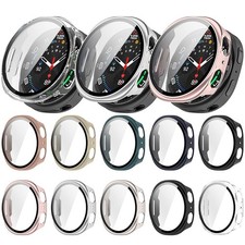 Tempered Glass Film Case for Samsung Galaxy Watch8 40mm/Watch8 44mm PC Cover