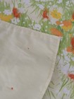 Vintage home-made quilt  fits King Queen 95x77 Grandma Core yellow green orange  — photo 7