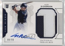 2016 Panini National Treasures 9/99 Alex Dickerson #157 Auto 0nr3
